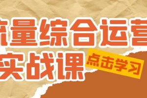 流量综合·运营实战课：短视频、本地生活、个人IP知识付费、直播带货运营